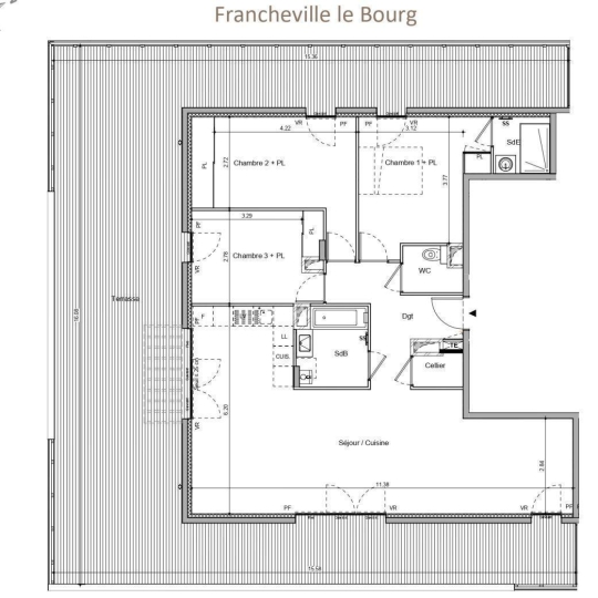  Annonces OULLINS : Apartment | FRANCHEVILLE (69340) | 105 m2 | 785 000 € 