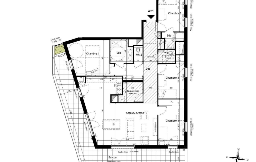 Annonces OULLINS : Appartement | LYON (69009) | 130 m2 | 610 000 € 
