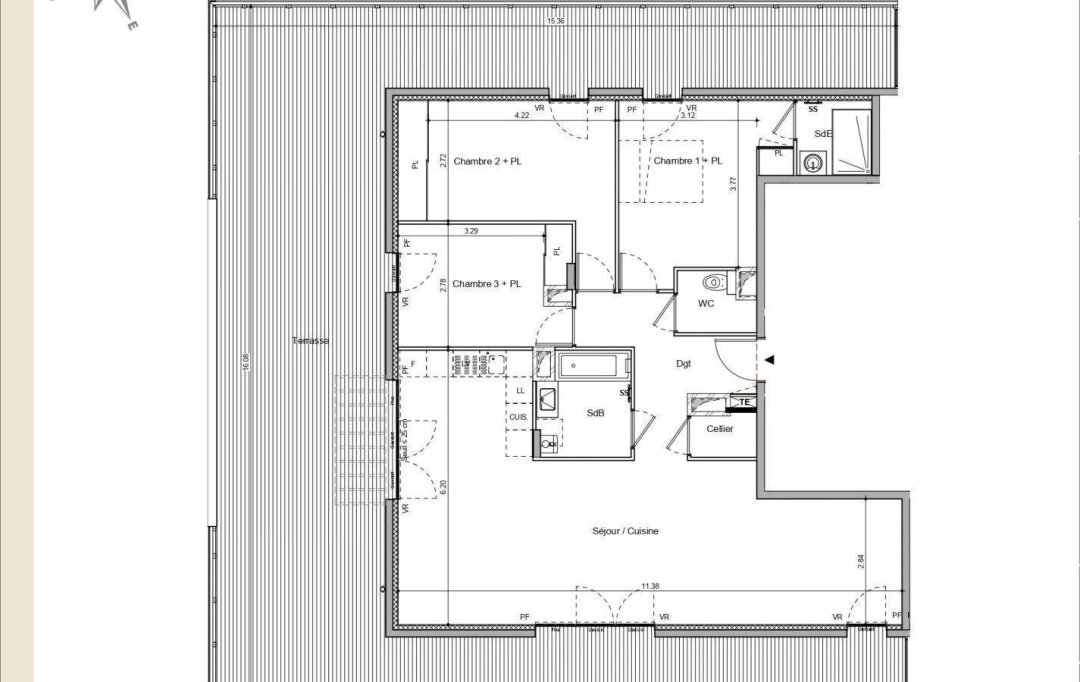 Annonces OULLINS : Apartment | FRANCHEVILLE (69340) | 105 m2 | 785 000 € 